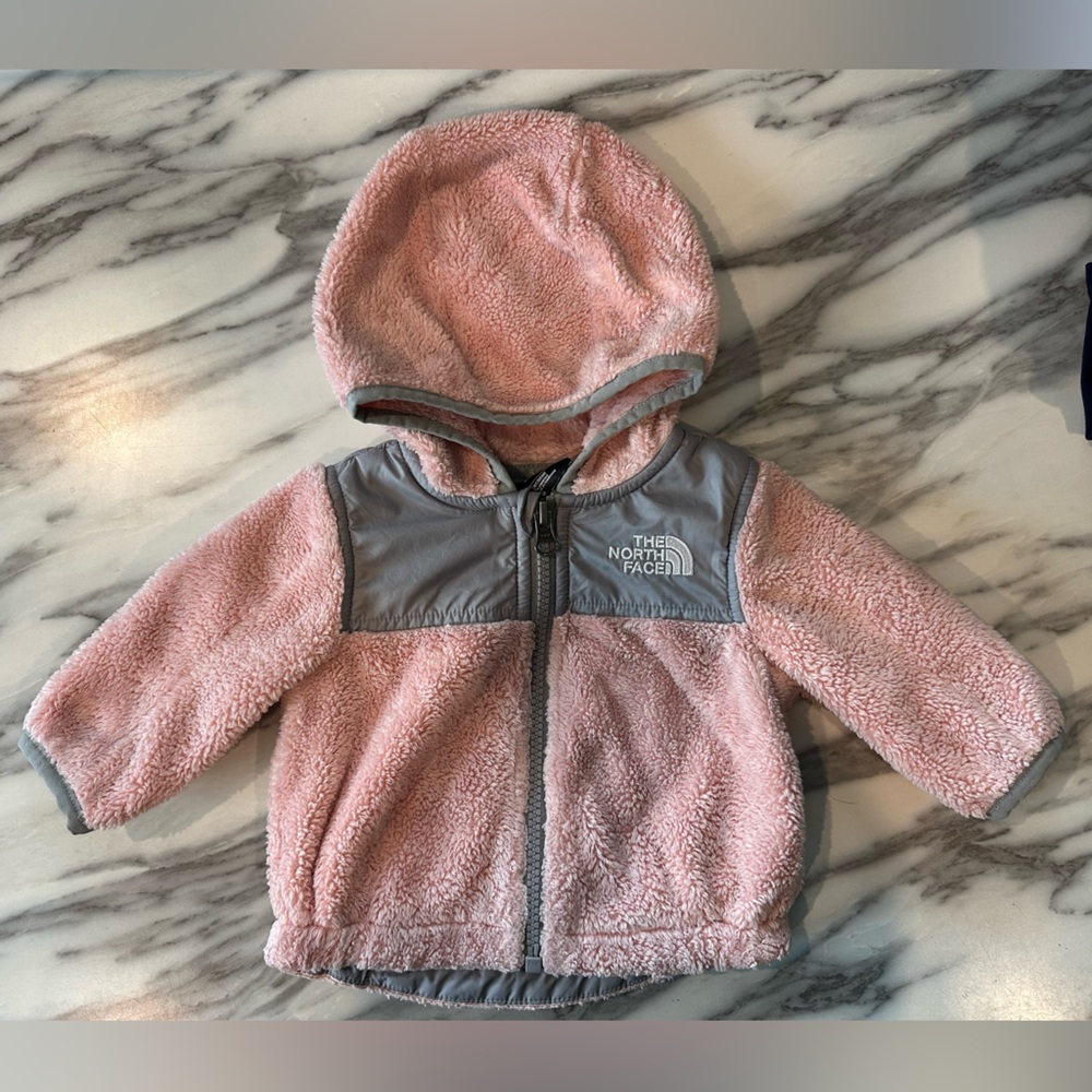 The North Face Baby Girl Oso Fleece Hoodie - Picture 2 of 10